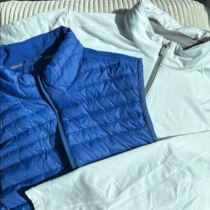 Mens VV vest & quarter zip bundle